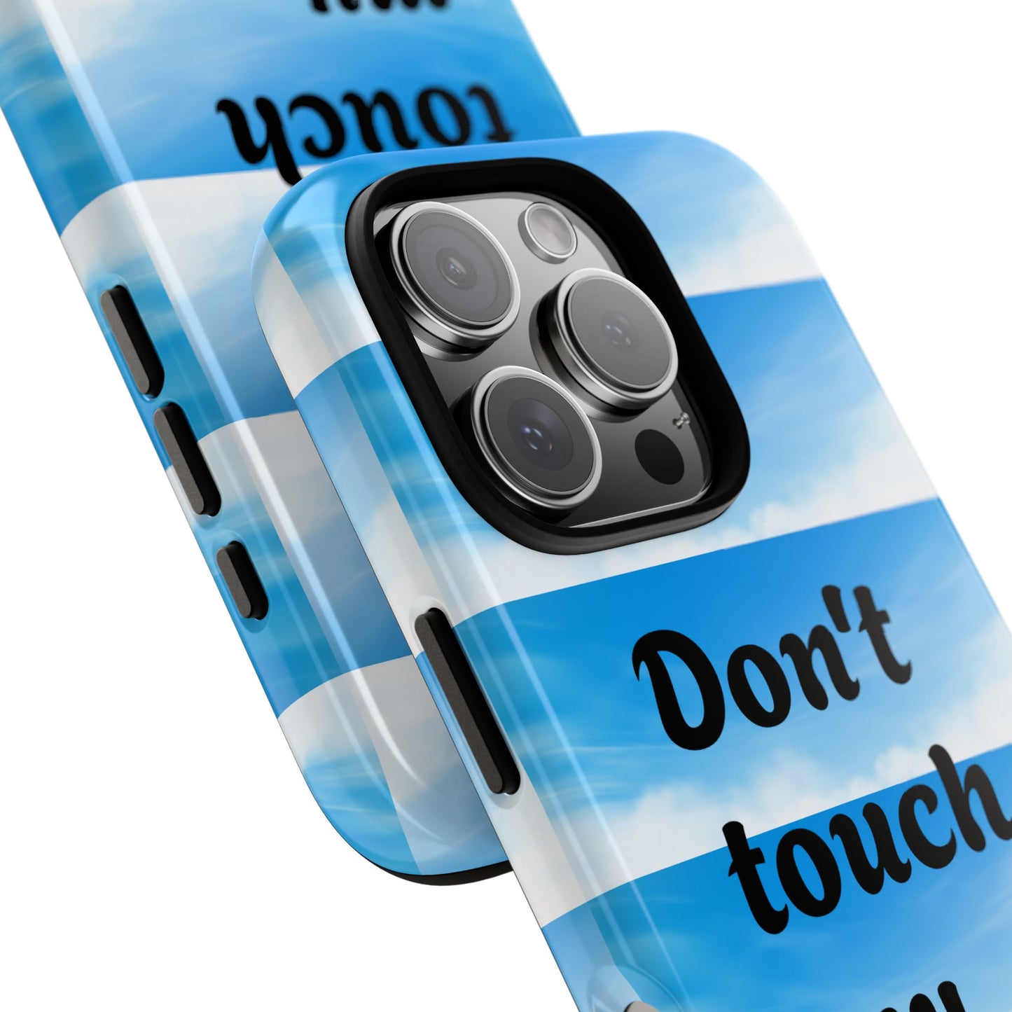 Phone Case, Quirky Phone Cover, Don't Touch My Phone Case, Gift for Teens, Trendy Accessory, Unique Phone Protection