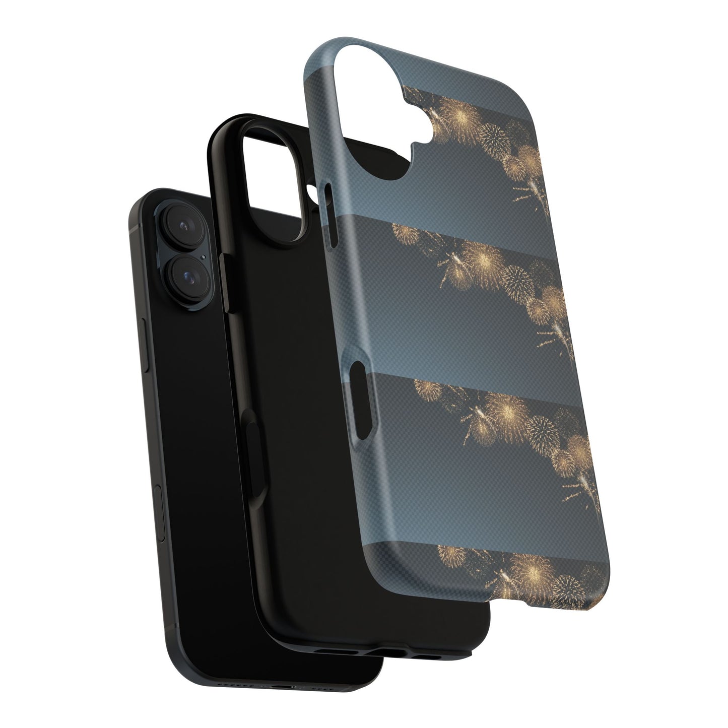 Elegant Fireworks Phone Case, Tough Phone Cover, Holiday Gift, Customizable Case, Premium Protection, Unique Design