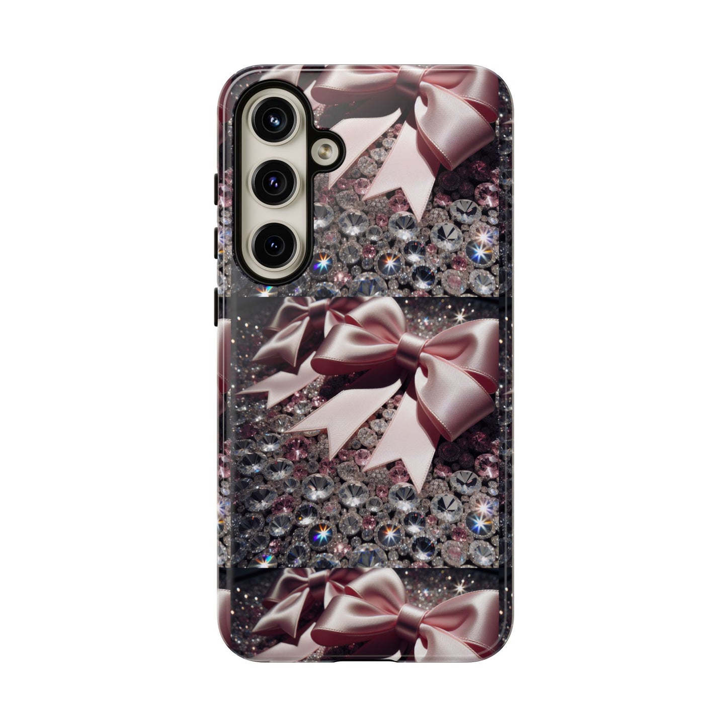 Sparkling Glam Phone Case, Tough Cases, Gift for Her, Stylish Cell Phone Accessories, Blinged Out Designs, Holiday Gifts