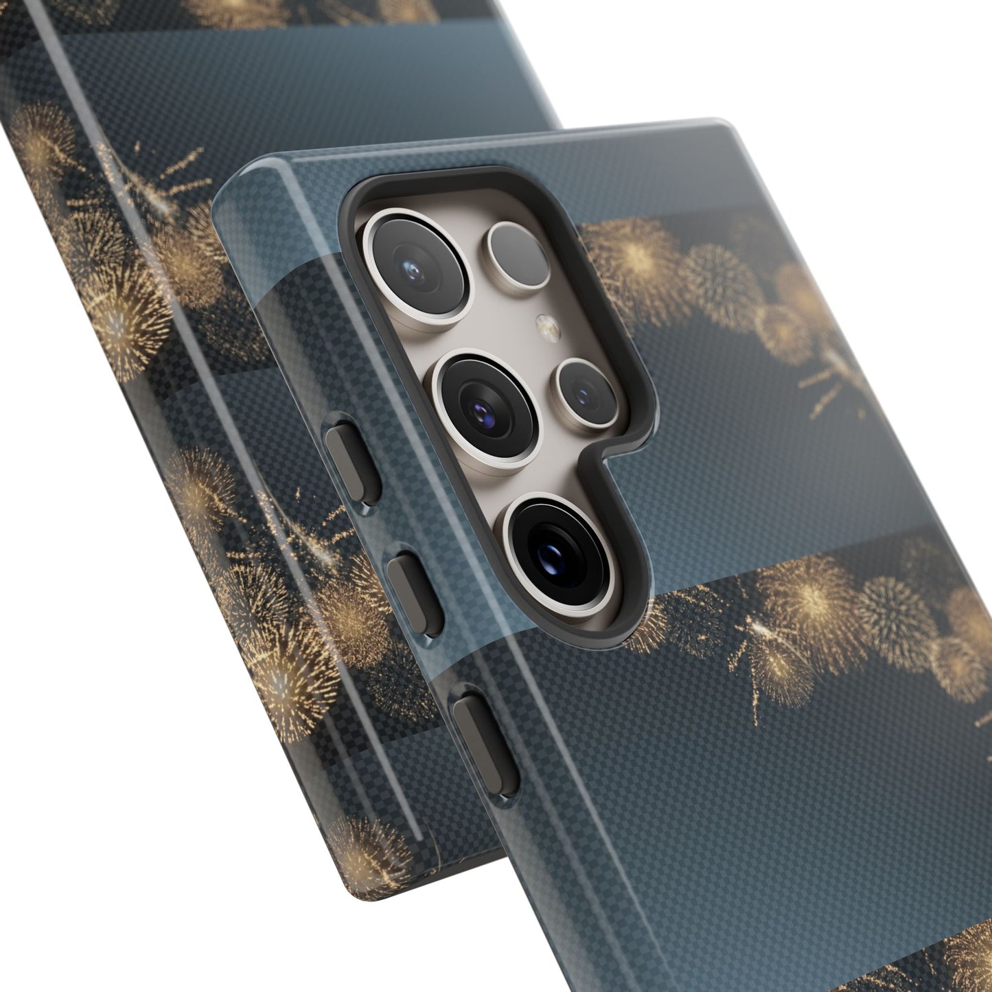 Elegant Fireworks Phone Case, Tough Phone Cover, Holiday Gift, Customizable Case, Premium Protection, Unique Design