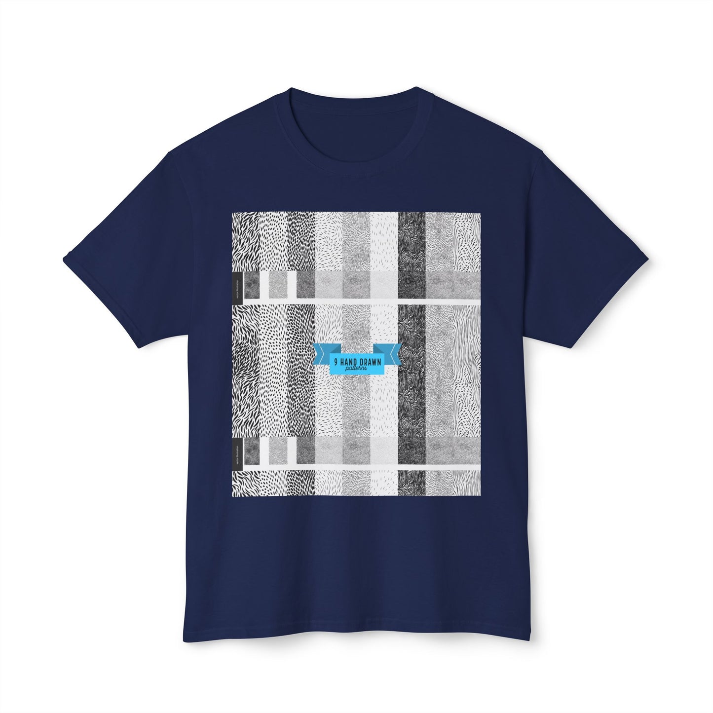 Abstract Pattern Unisex HD Cotton T-shirt, Modern Art Tee, Everyday Wear, Gift for Art Lovers, Casual Style, Unique Graphic Tee