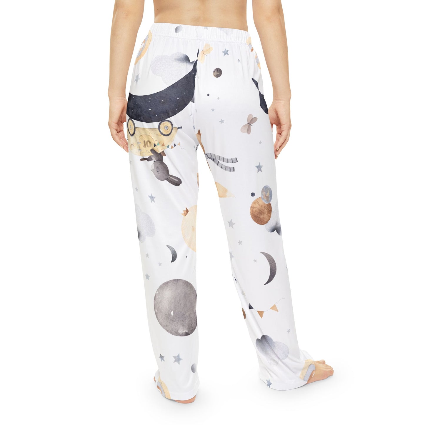 Whimsical Women's Pajama Pants - Dreamy Celestial Design, Cozy Sleepwear, Perfect for Relaxing, Gift for Birthdays, Holidays, and Self-Care