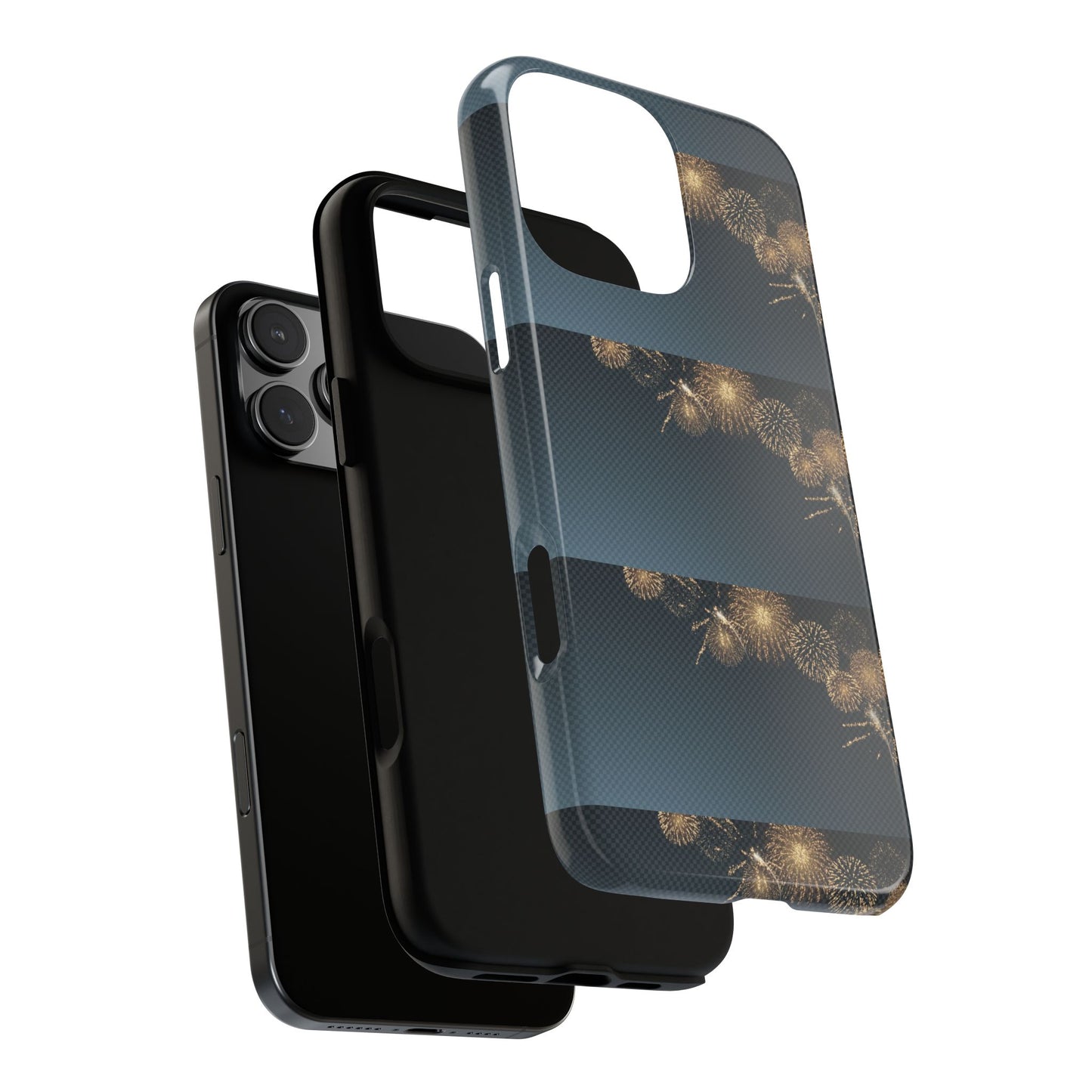 Elegant Fireworks Phone Case, Tough Phone Cover, Holiday Gift, Customizable Case, Premium Protection, Unique Design