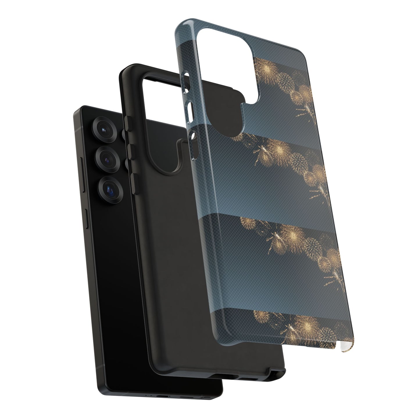 Elegant Fireworks Phone Case, Tough Phone Cover, Holiday Gift, Customizable Case, Premium Protection, Unique Design