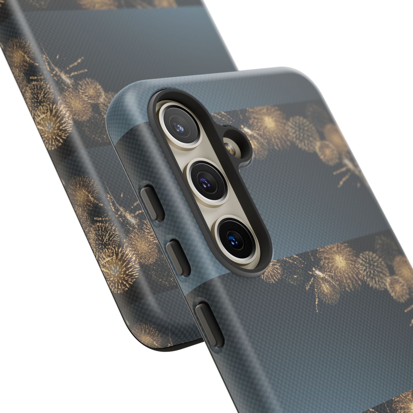 Elegant Fireworks Phone Case, Tough Phone Cover, Holiday Gift, Customizable Case, Premium Protection, Unique Design