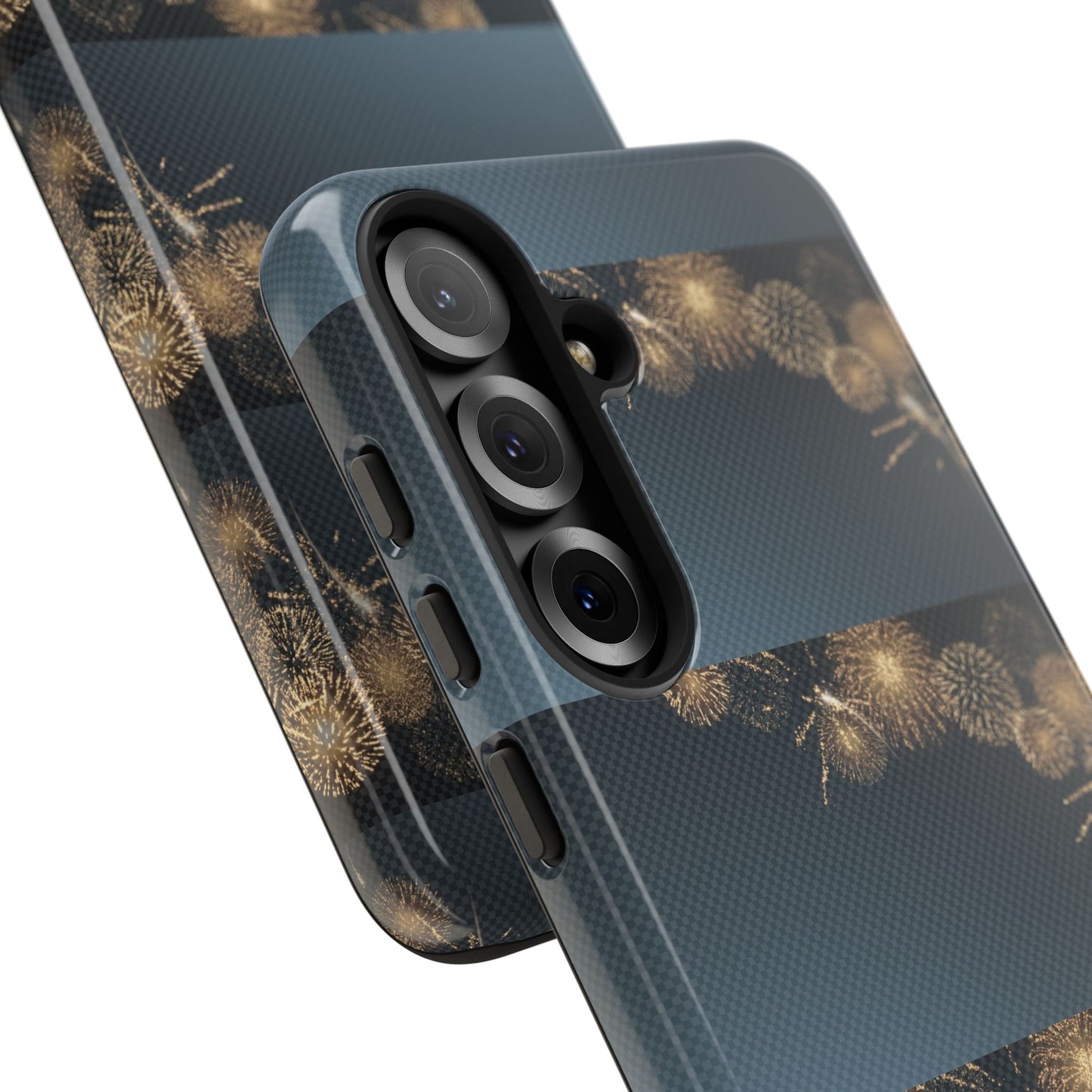 Elegant Fireworks Phone Case, Tough Phone Cover, Holiday Gift, Customizable Case, Premium Protection, Unique Design