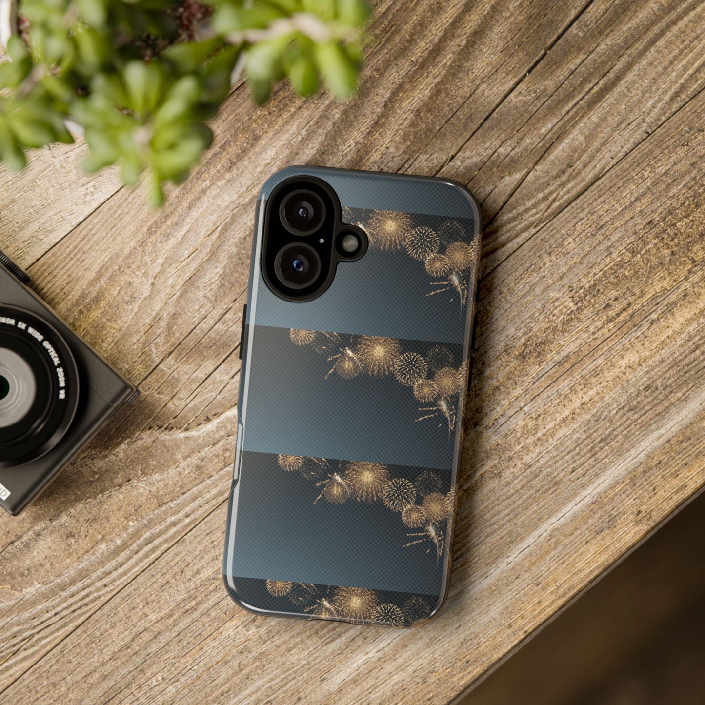 Elegant Fireworks Phone Case, Tough Phone Cover, Holiday Gift, Customizable Case, Premium Protection, Unique Design