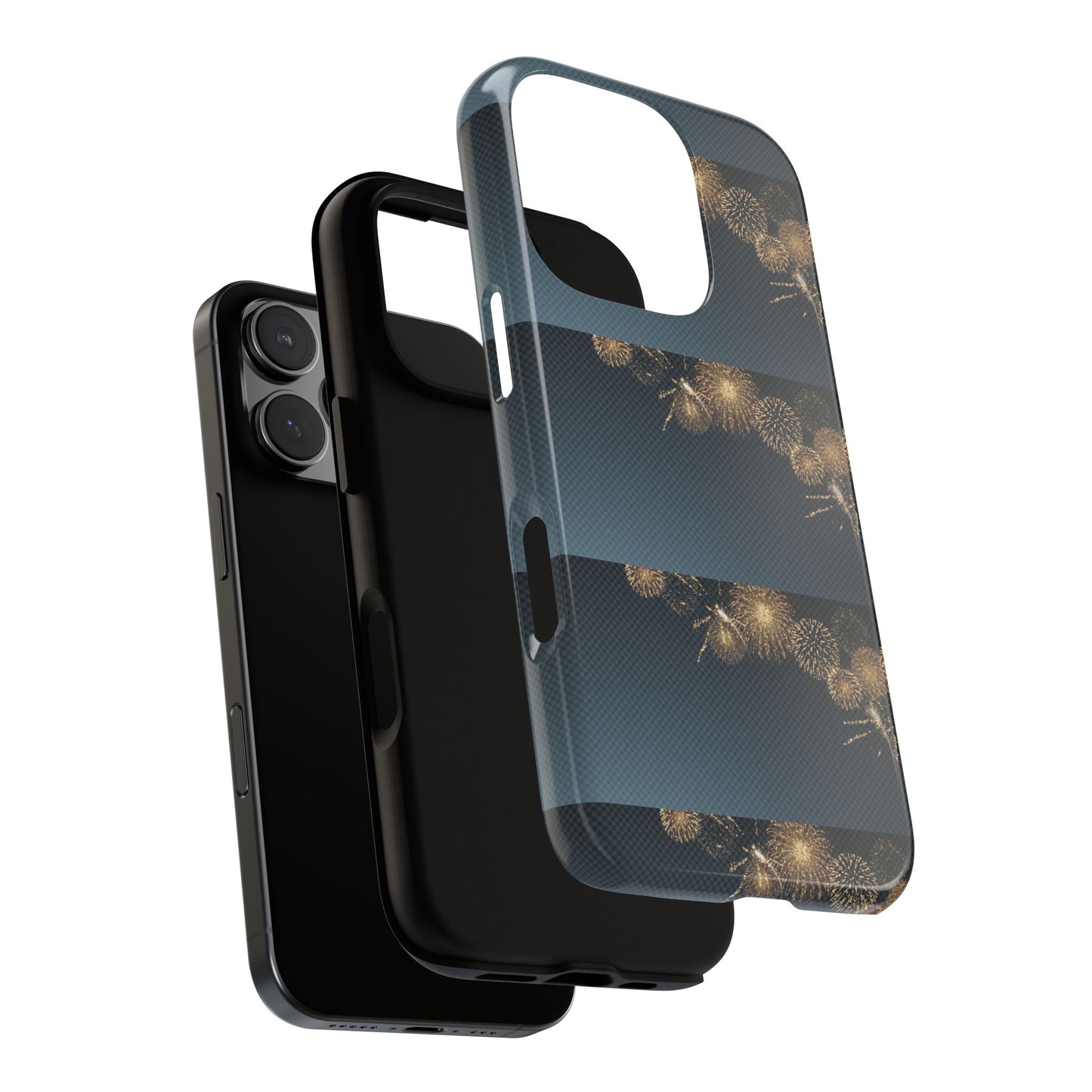 Elegant Fireworks Phone Case, Tough Phone Cover, Holiday Gift, Customizable Case, Premium Protection, Unique Design