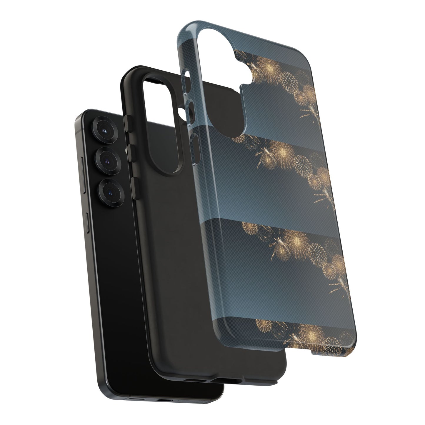 Elegant Fireworks Phone Case, Tough Phone Cover, Holiday Gift, Customizable Case, Premium Protection, Unique Design