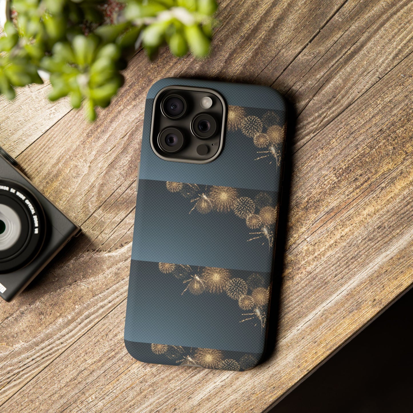 Elegant Fireworks Phone Case, Tough Phone Cover, Holiday Gift, Customizable Case, Premium Protection, Unique Design