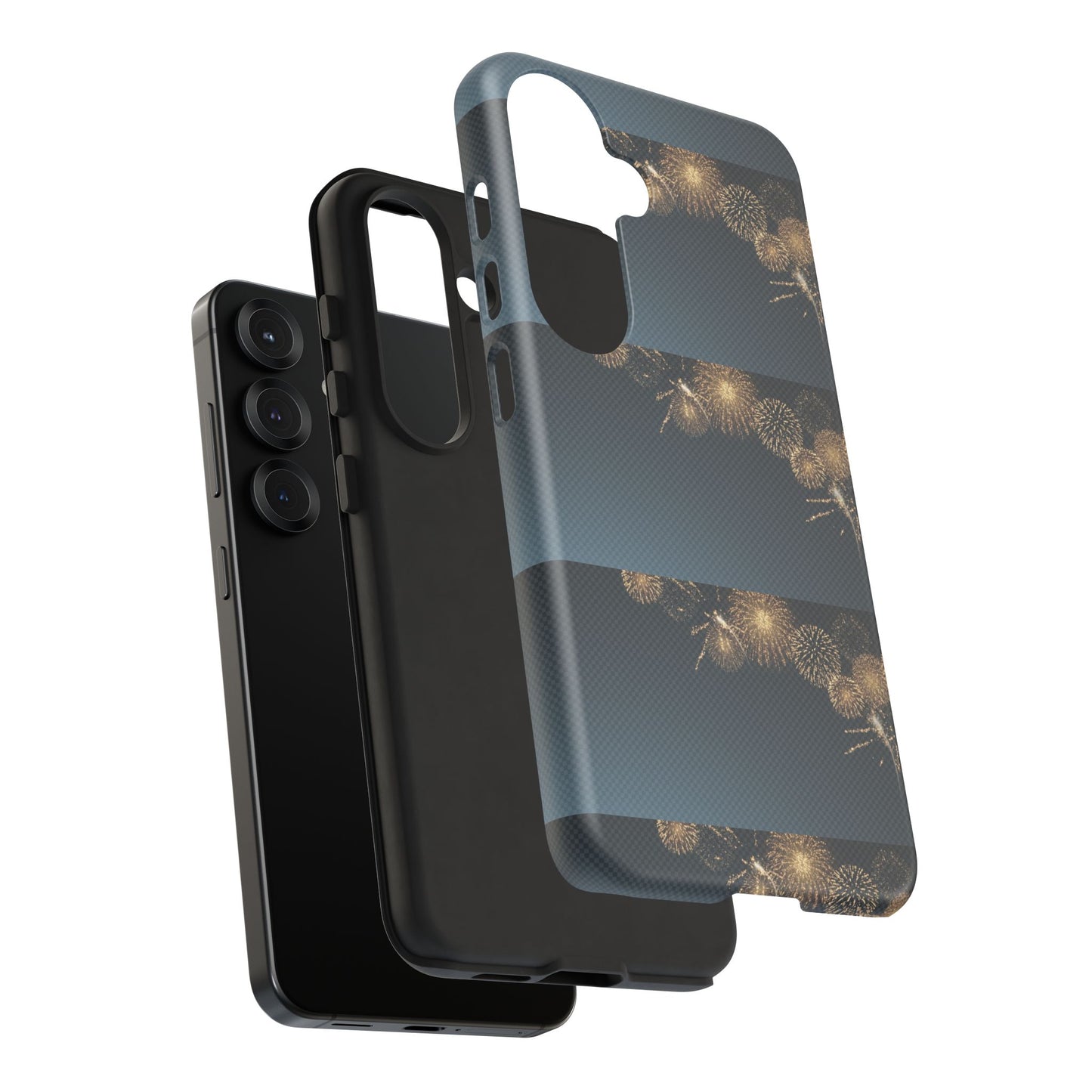 Elegant Fireworks Phone Case, Tough Phone Cover, Holiday Gift, Customizable Case, Premium Protection, Unique Design