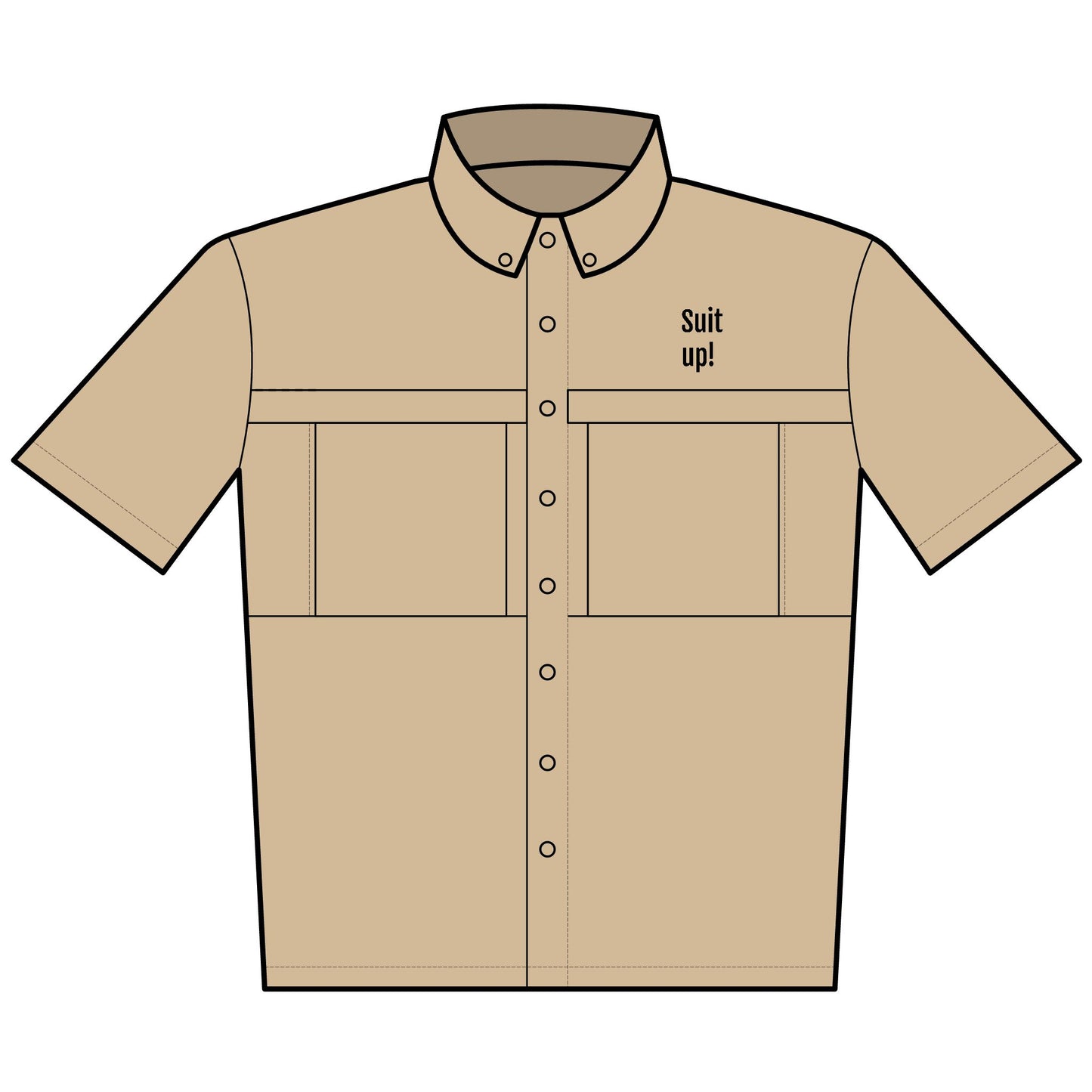 Port Authority® Unisex Short Sleeve UV Daybreak Shirt (Embroidery)