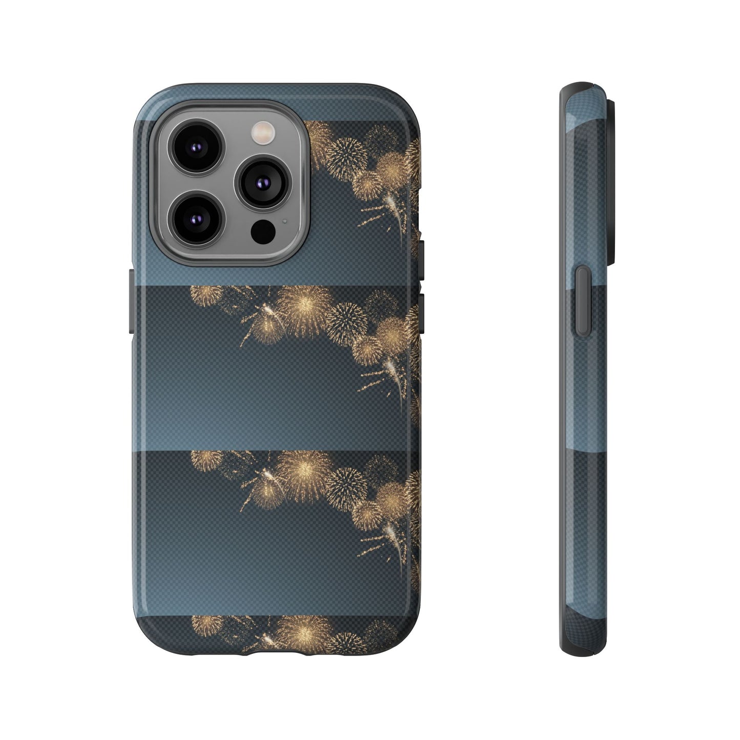 Elegant Fireworks Phone Case, Tough Phone Cover, Holiday Gift, Customizable Case, Premium Protection, Unique Design