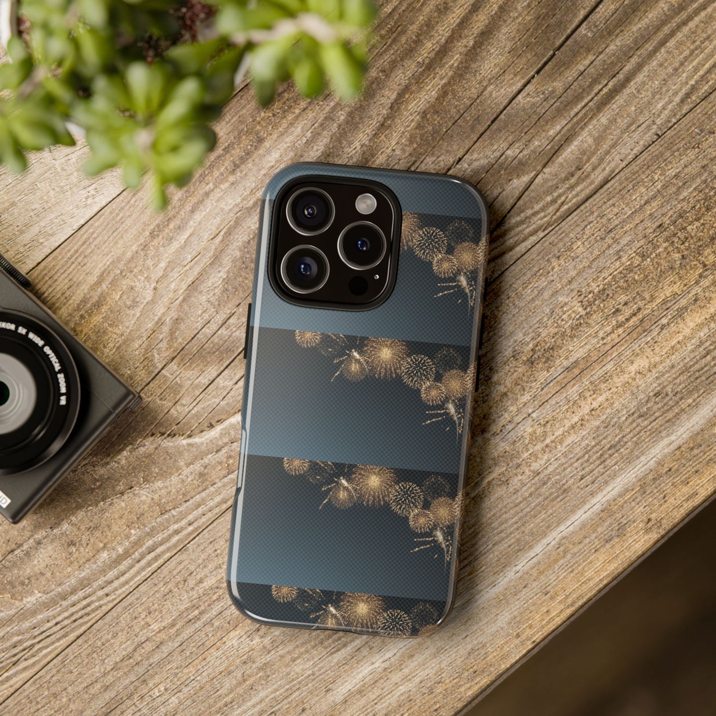 Elegant Fireworks Phone Case, Tough Phone Cover, Holiday Gift, Customizable Case, Premium Protection, Unique Design