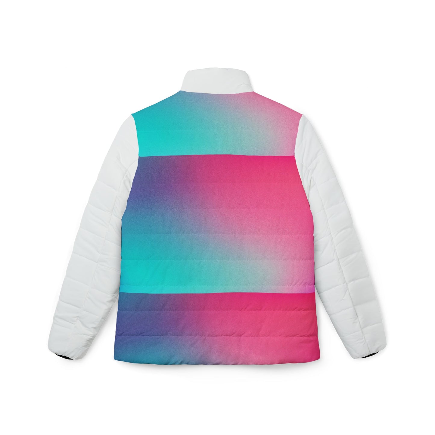 Gradient Women’s Puffer Jacket - Chic Outerwear for All Seasons, Perfect for Casual Outings, Layering, Adventurous Spirit, Gift for Her