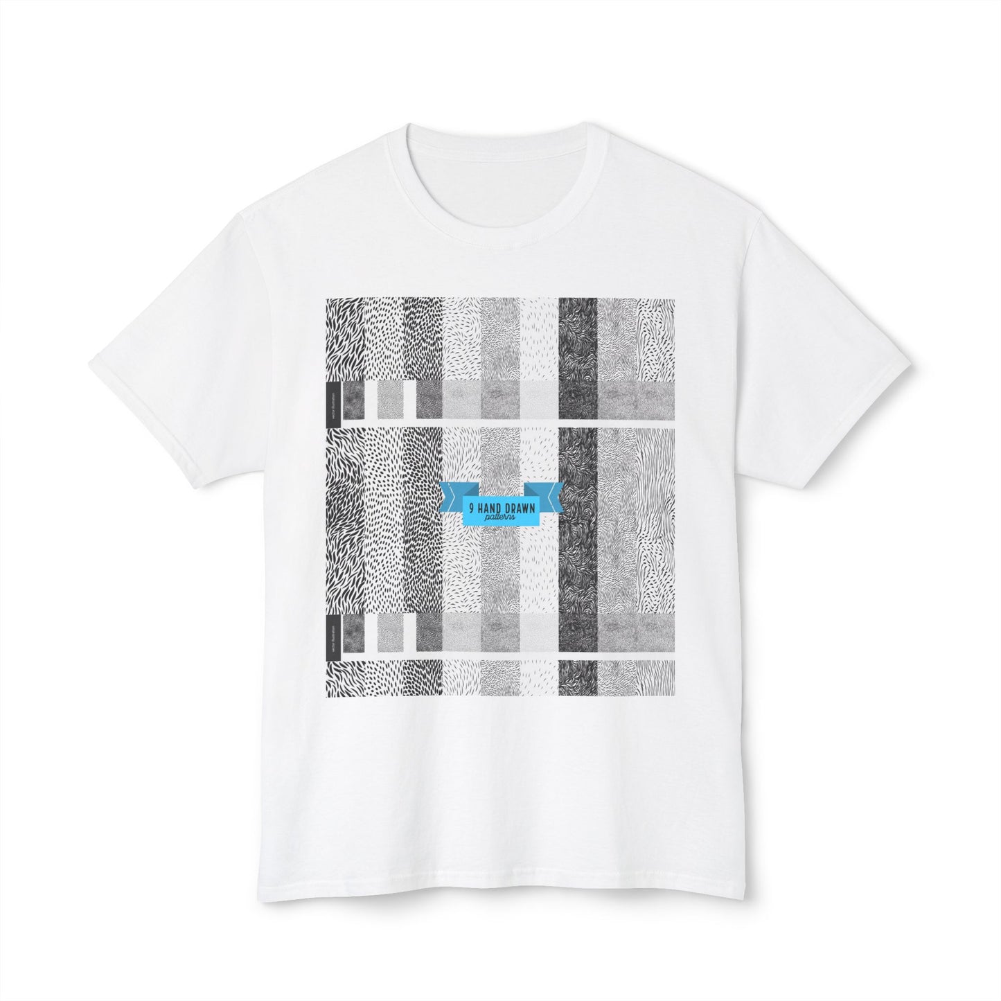Abstract Pattern Unisex HD Cotton T-shirt, Modern Art Tee, Everyday Wear, Gift for Art Lovers, Casual Style, Unique Graphic Tee