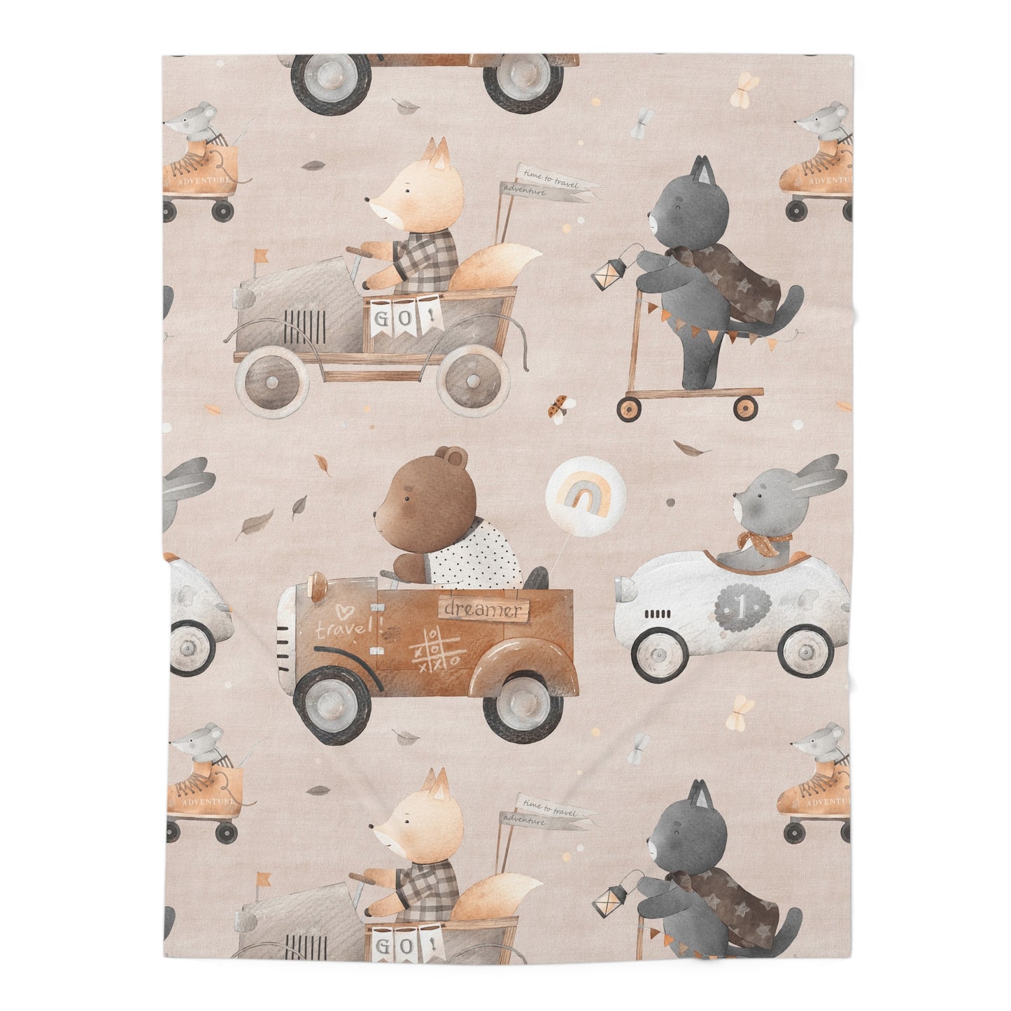 Adorable Baby Swaddle Blanket - Cozy Infant Wrap for Baby Showers, Nursery Decor, Animal Themes, Infant Gift, Newborn Blanket