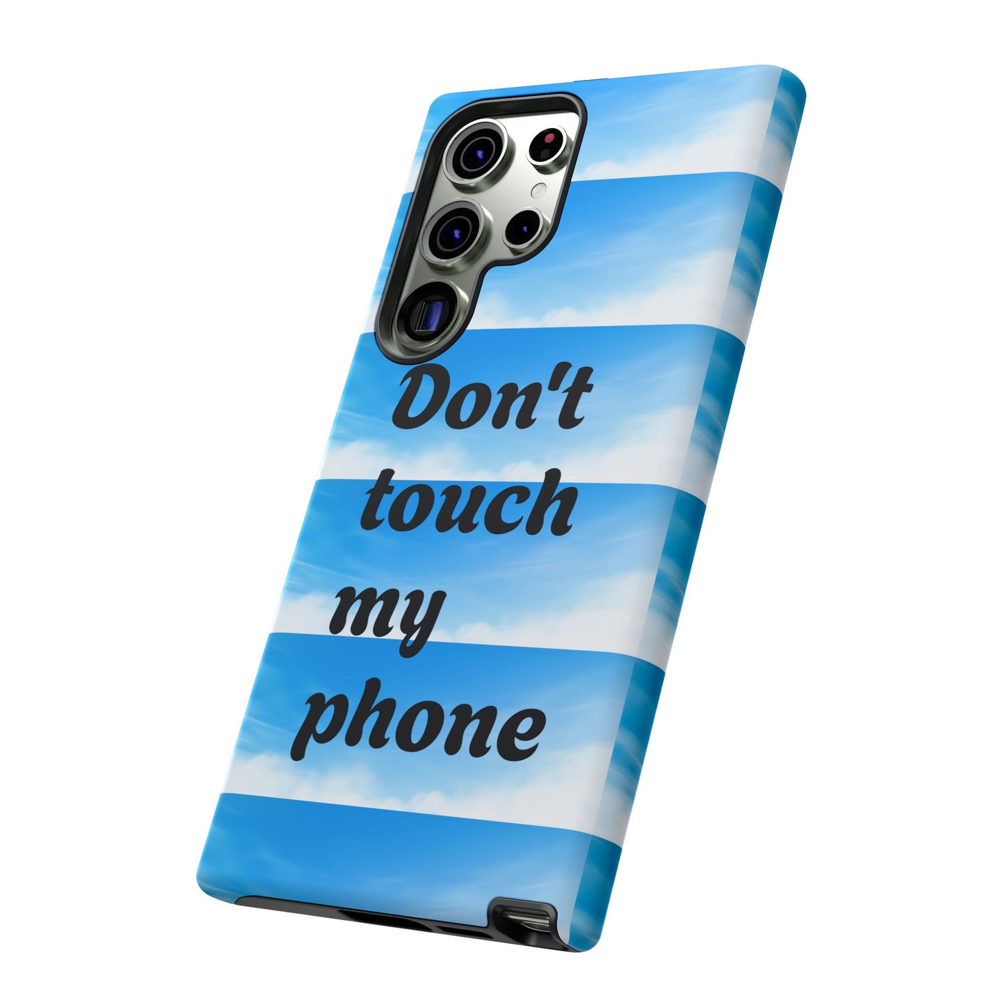 Phone Case, Quirky Phone Cover, Don't Touch My Phone Case, Gift for Teens, Trendy Accessory, Unique Phone Protection