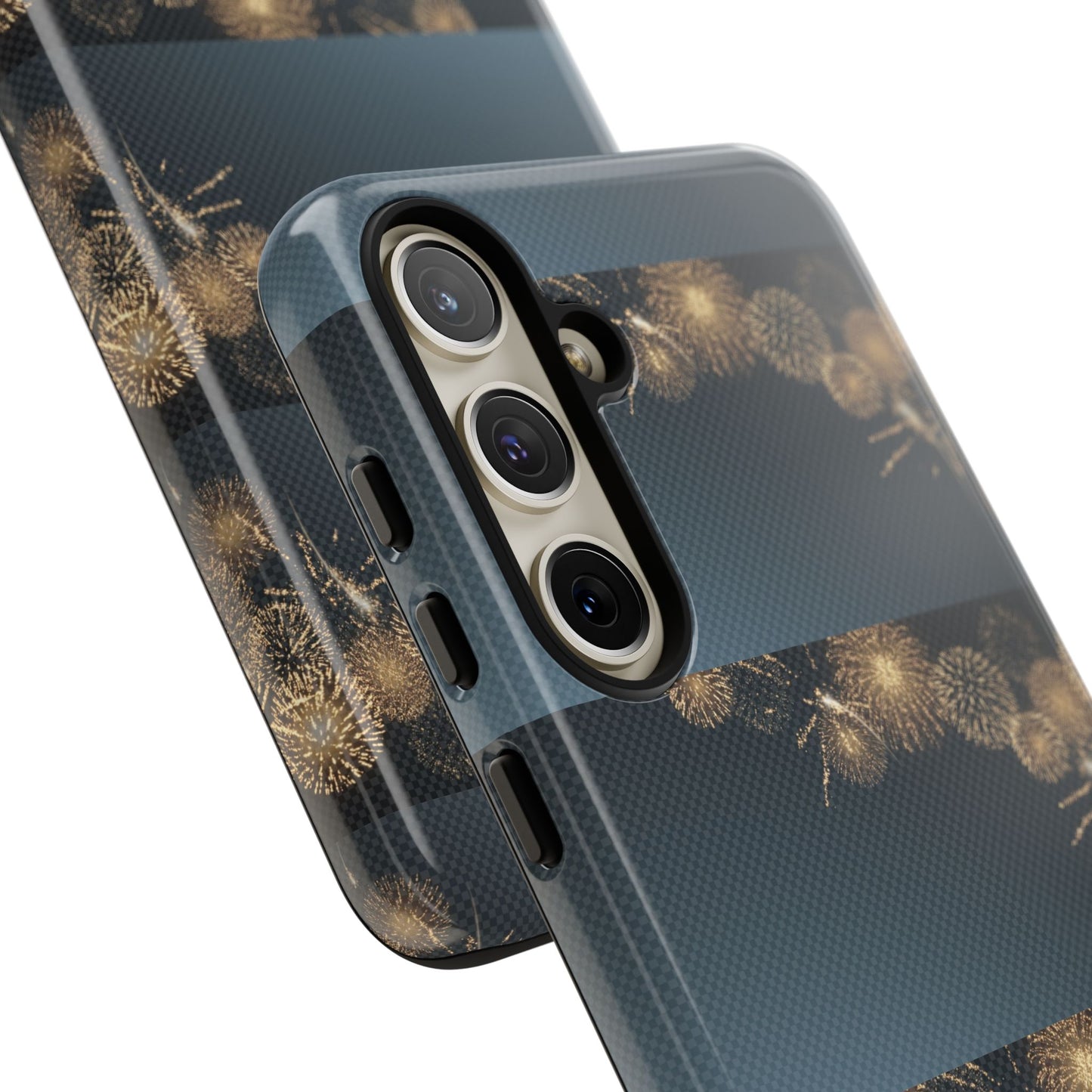 Elegant Fireworks Phone Case, Tough Phone Cover, Holiday Gift, Customizable Case, Premium Protection, Unique Design