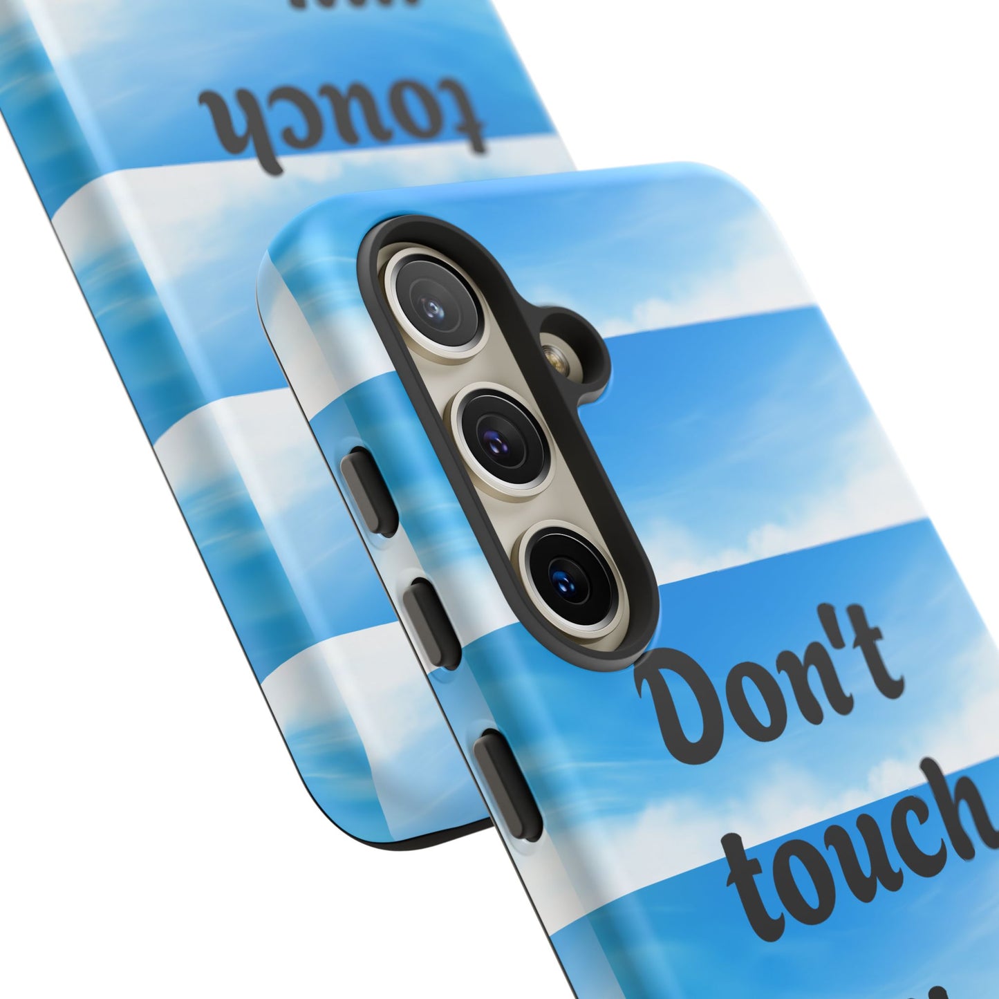 Phone Case, Quirky Phone Cover, Don't Touch My Phone Case, Gift for Teens, Trendy Accessory, Unique Phone Protection