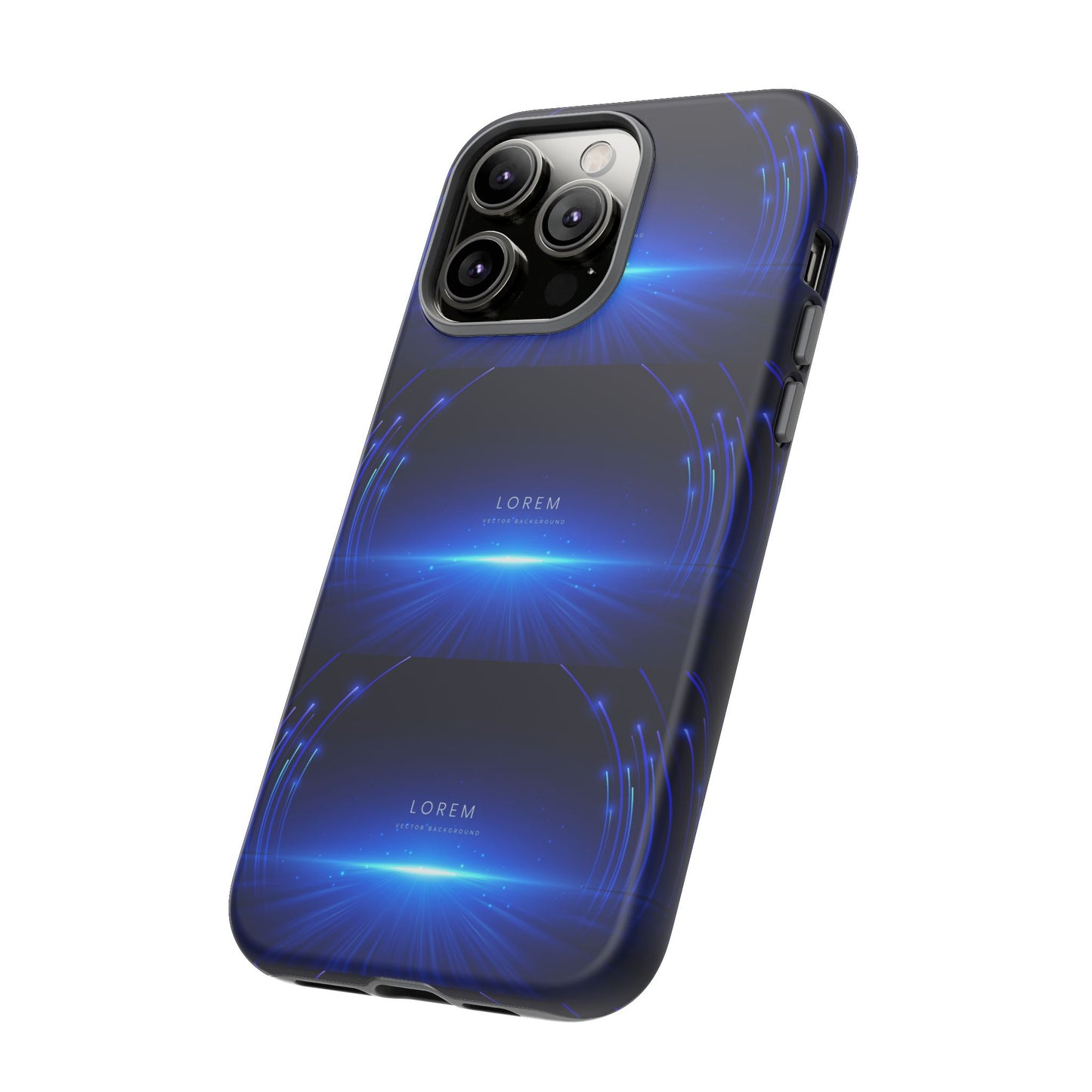 Tough Cases: Blue Lightwave Phone Case, Stylish Mobile Cover, Durable Protective Case, Gift for Tech Lovers, Trendy Gadget Accessory