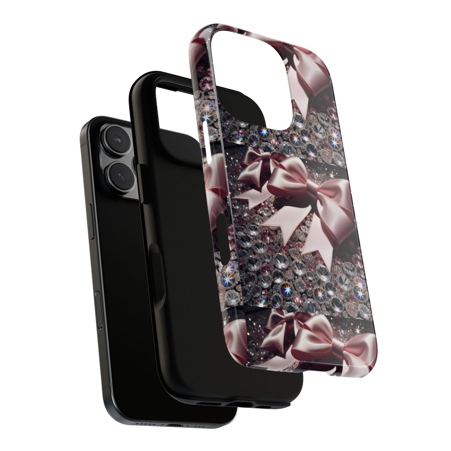 Sparkling Glam Phone Case, Tough Cases, Gift for Her, Stylish Cell Phone Accessories, Blinged Out Designs, Holiday Gifts