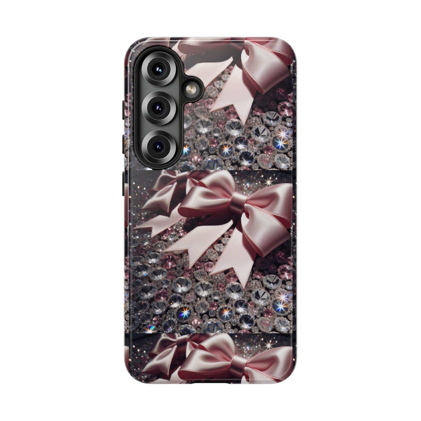 Sparkling Glam Phone Case, Tough Cases, Gift for Her, Stylish Cell Phone Accessories, Blinged Out Designs, Holiday Gifts