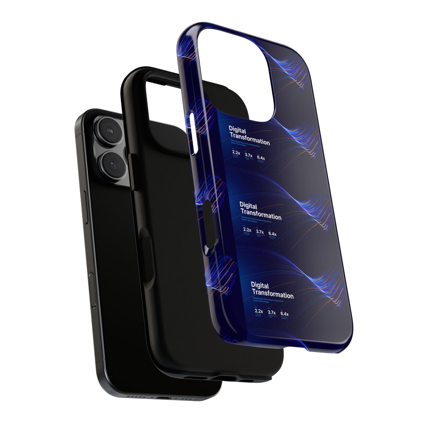 Digital Transformation Phone Case, Tough Cases for Modern Tech, Gifts for Digital Nomads, Unique Designs for Gadget Lovers, Custom [...]