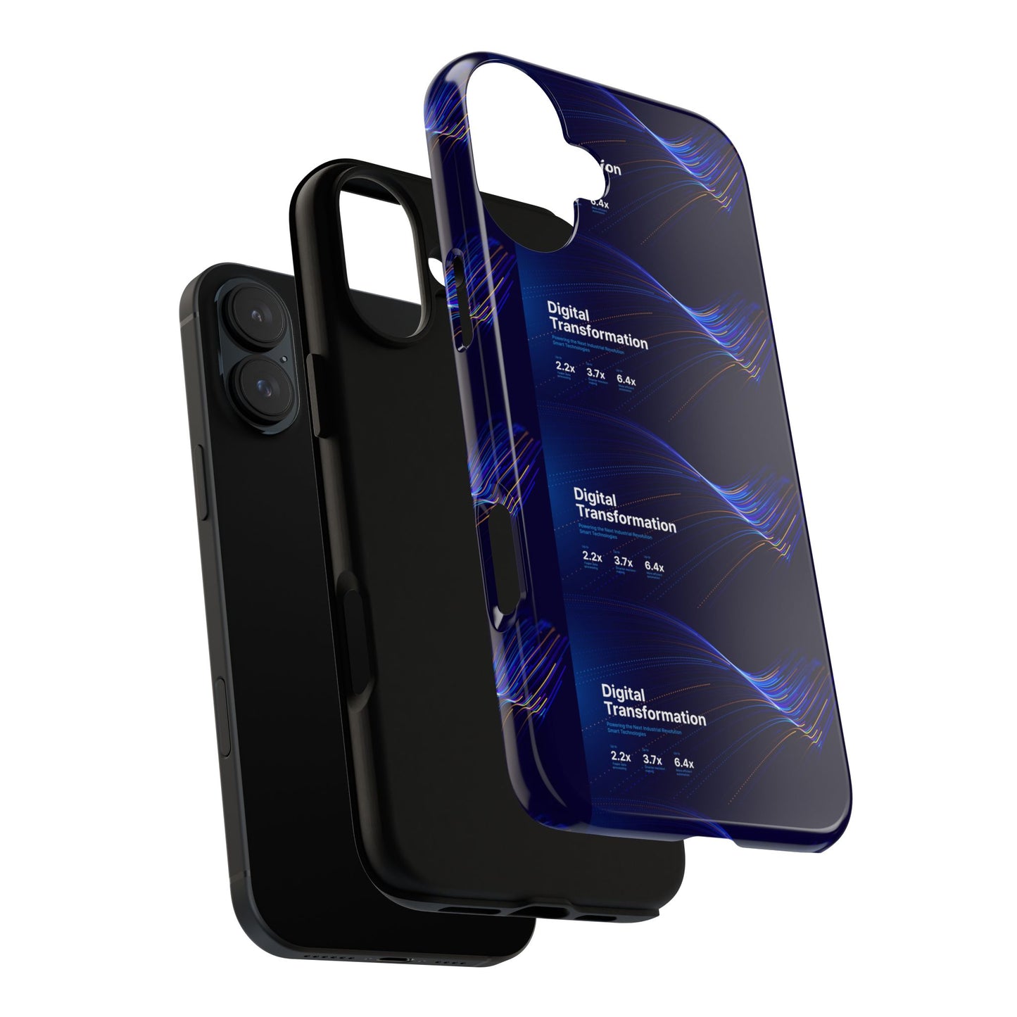 Digital Transformation Phone Case, Tough Cases for Modern Tech, Gifts for Digital Nomads, Unique Designs for Gadget Lovers, Custom [...]