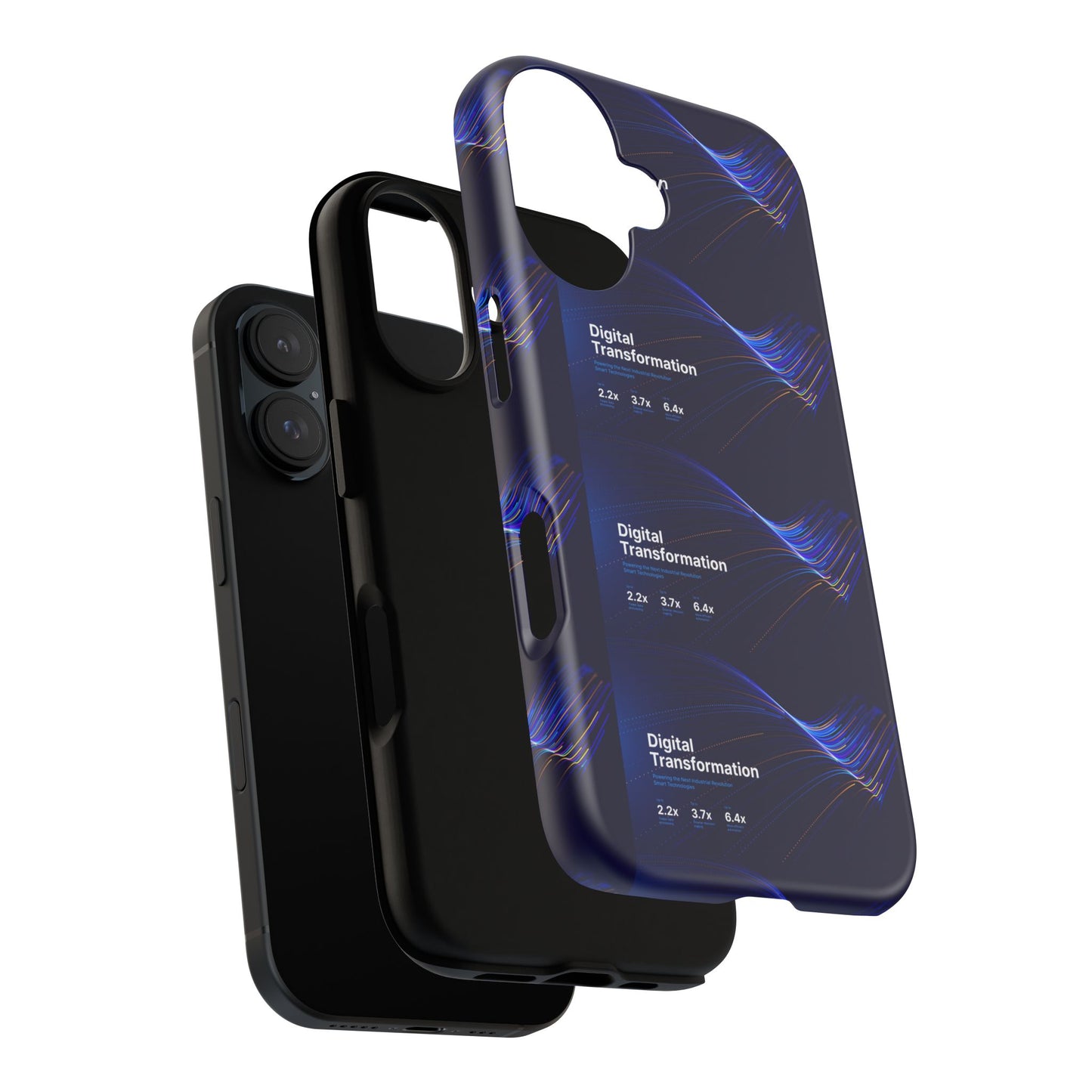 Digital Transformation Phone Case, Tough Cases for Modern Tech, Gifts for Digital Nomads, Unique Designs for Gadget Lovers, Custom [...]