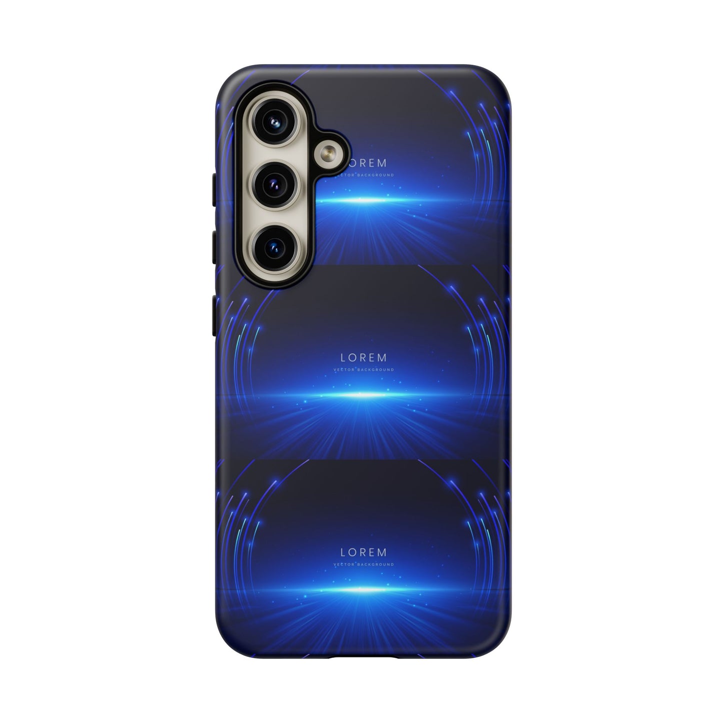 Tough Cases: Blue Lightwave Phone Case, Stylish Mobile Cover, Durable Protective Case, Gift for Tech Lovers, Trendy Gadget Accessory