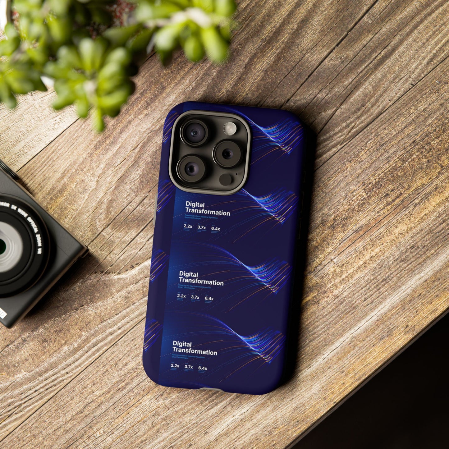 Digital Transformation Phone Case, Tough Cases for Modern Tech, Gifts for Digital Nomads, Unique Designs for Gadget Lovers, Custom [...]