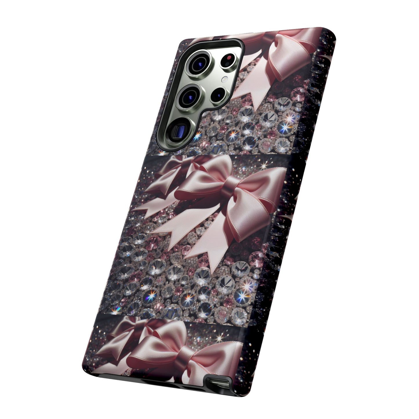Sparkling Glam Phone Case, Tough Cases, Gift for Her, Stylish Cell Phone Accessories, Blinged Out Designs, Holiday Gifts