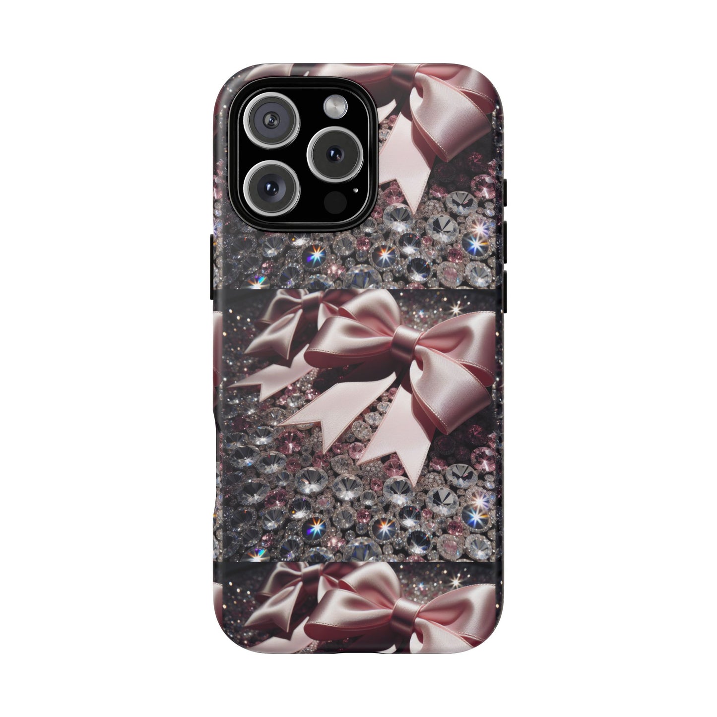 Sparkling Glam Phone Case, Tough Cases, Gift for Her, Stylish Cell Phone Accessories, Blinged Out Designs, Holiday Gifts
