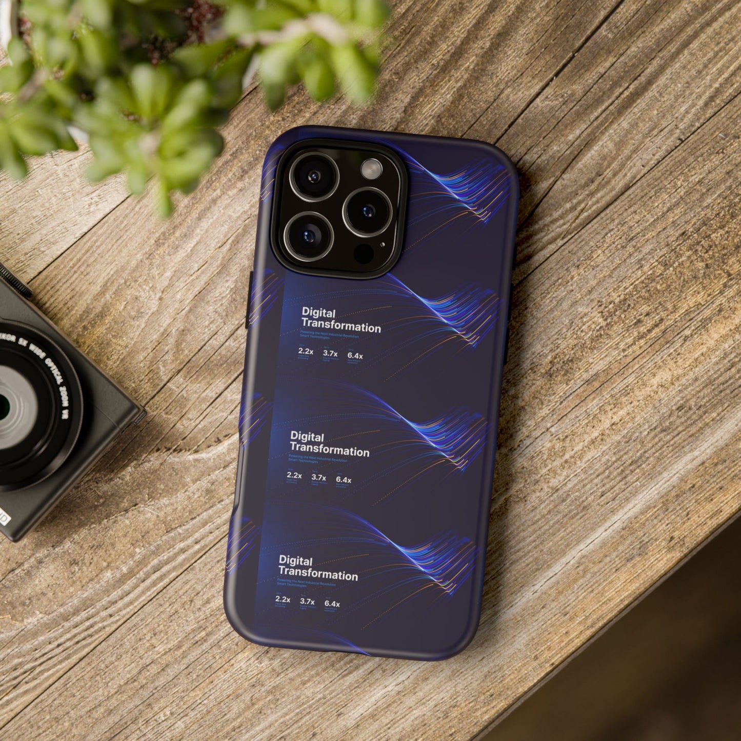 Digital Transformation Phone Case, Tough Cases for Modern Tech, Gifts for Digital Nomads, Unique Designs for Gadget Lovers, Custom [...]