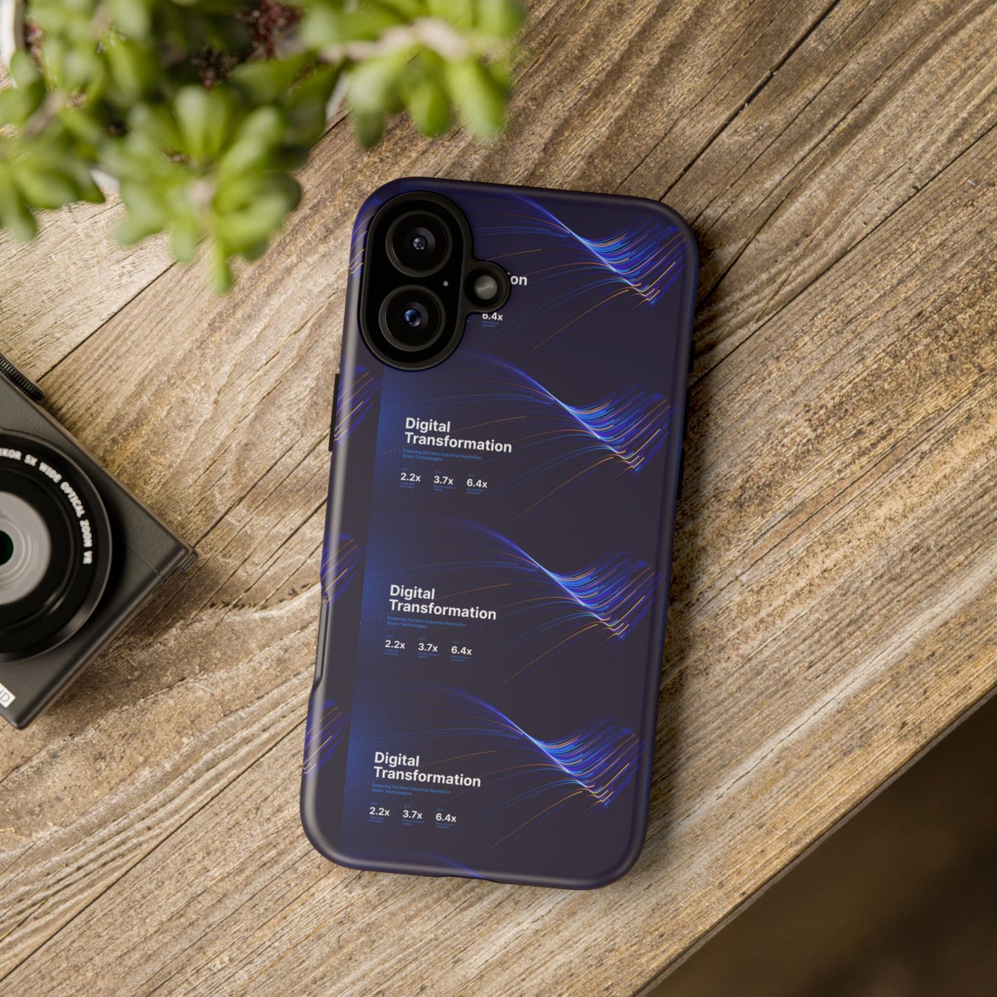 Digital Transformation Phone Case, Tough Cases for Modern Tech, Gifts for Digital Nomads, Unique Designs for Gadget Lovers, Custom [...]