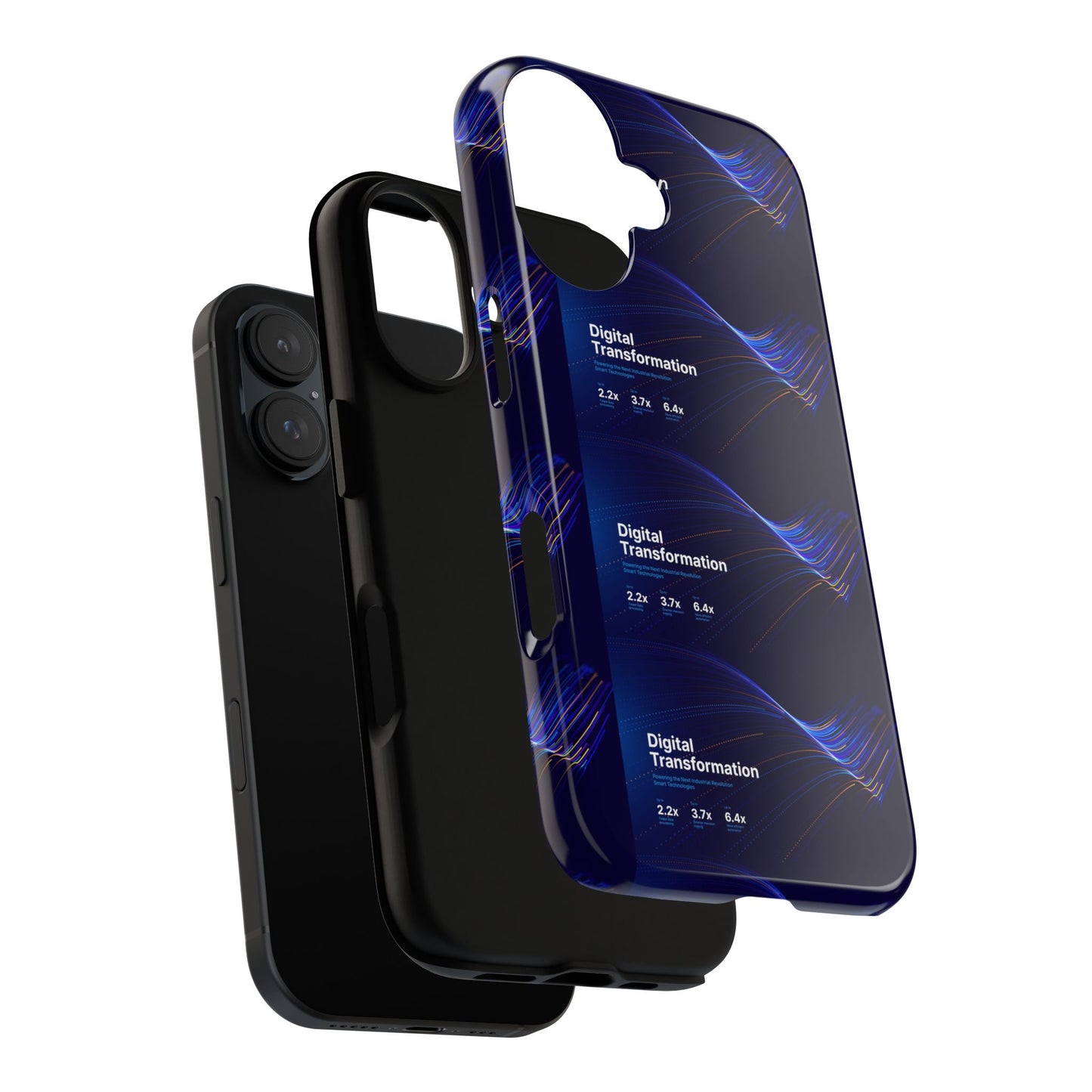 Digital Transformation Phone Case, Tough Cases for Modern Tech, Gifts for Digital Nomads, Unique Designs for Gadget Lovers, Custom [...]