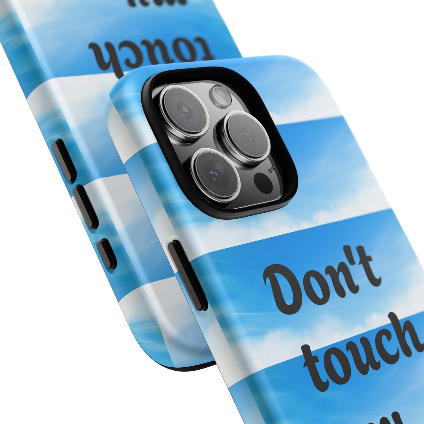 Phone Case, Quirky Phone Cover, Don't Touch My Phone Case, Gift for Teens, Trendy Accessory, Unique Phone Protection