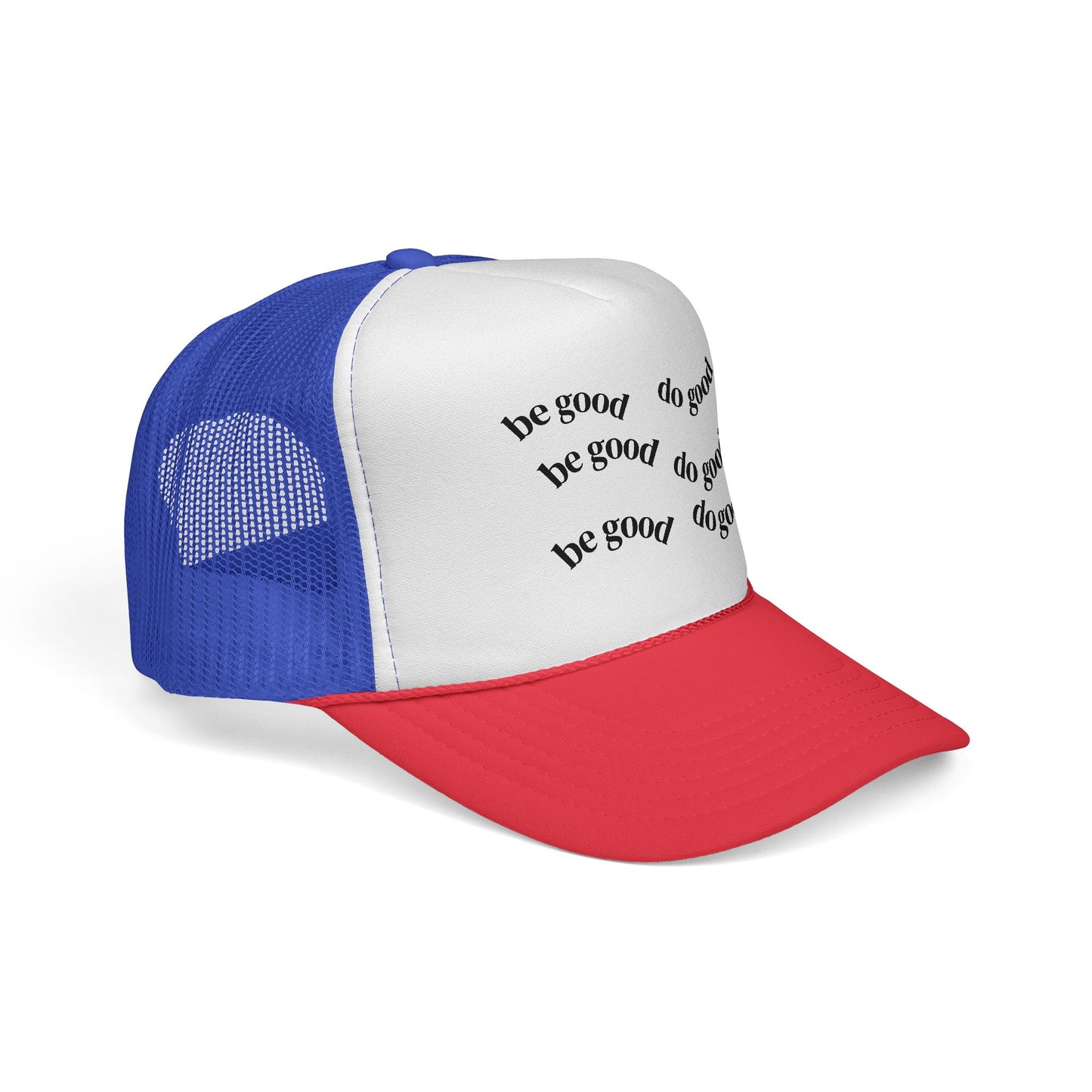 Inspirational Trucker Cap - Motivational Hat for Everyday Wear, Great Gift for Friends, Be Good Do Good Design