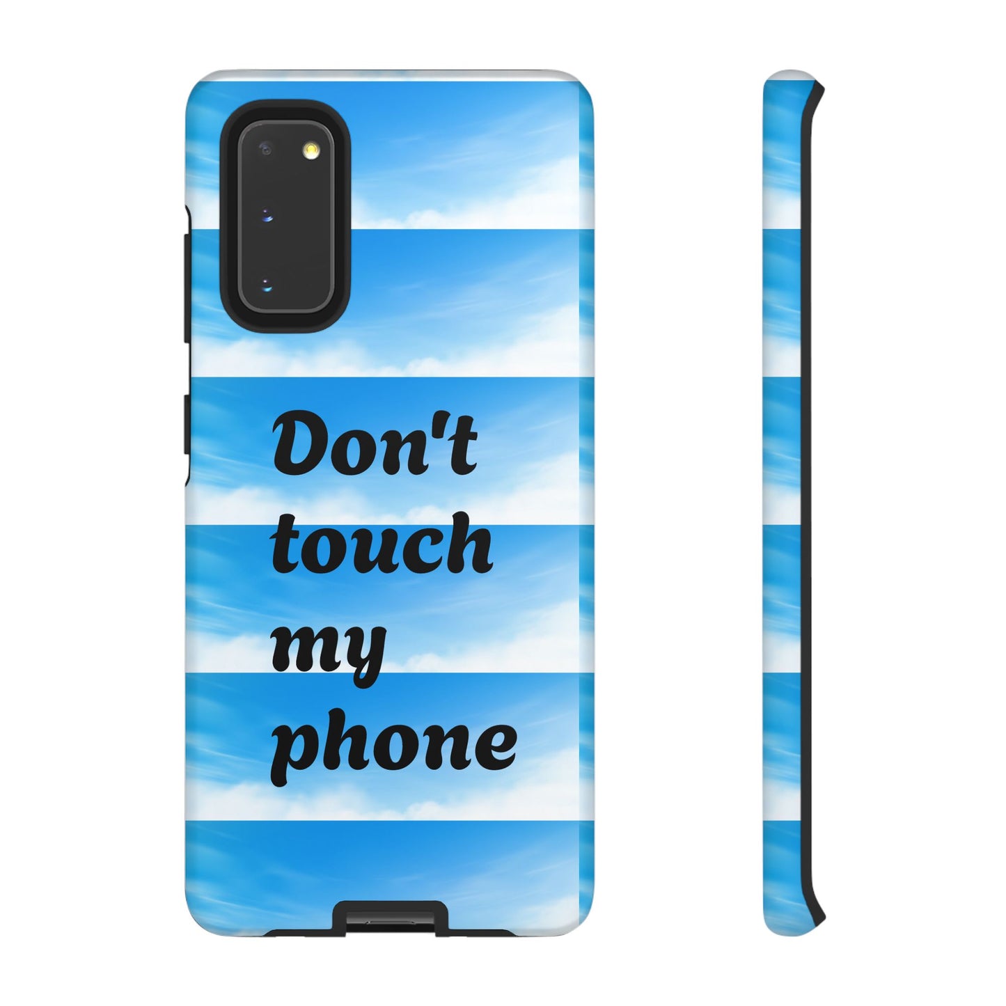 Phone Case, Quirky Phone Cover, Don't Touch My Phone Case, Gift for Teens, Trendy Accessory, Unique Phone Protection