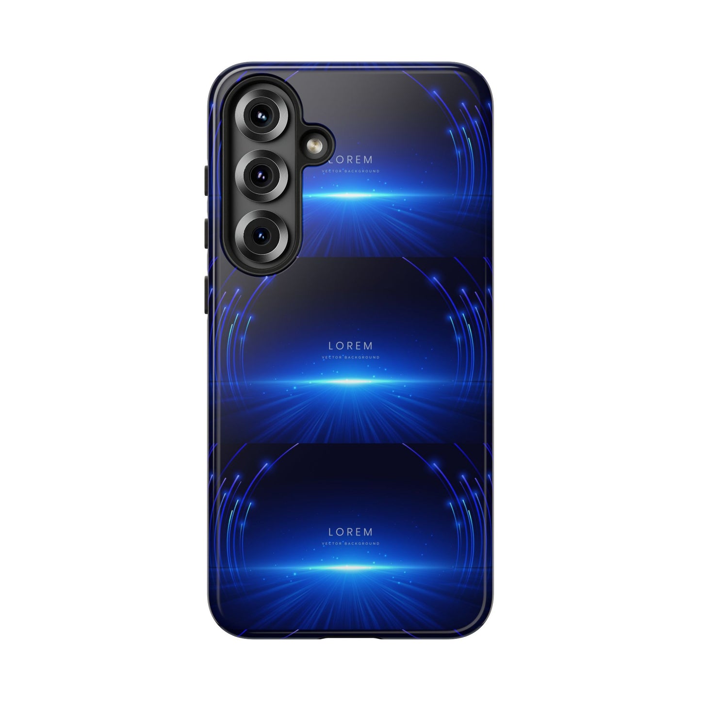 Tough Cases: Blue Lightwave Phone Case, Stylish Mobile Cover, Durable Protective Case, Gift for Tech Lovers, Trendy Gadget Accessory