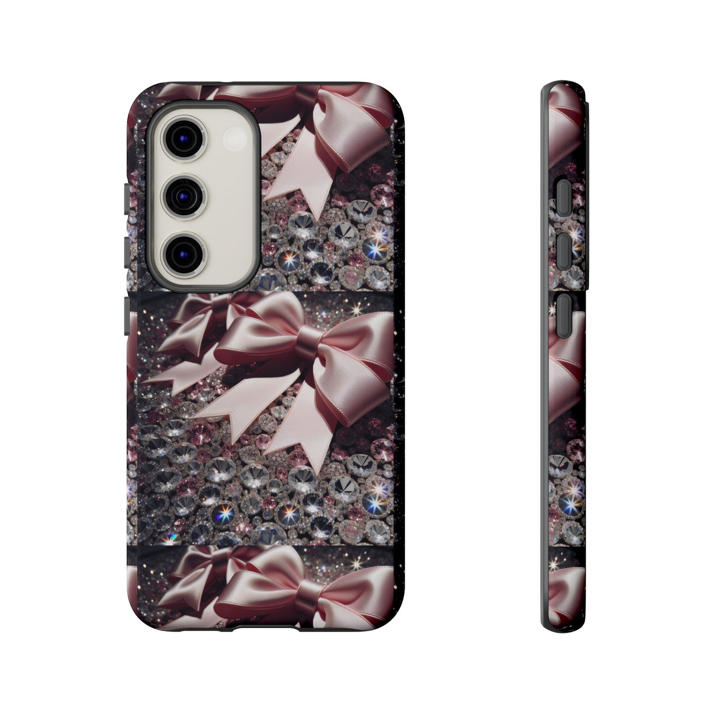 Sparkling Glam Phone Case, Tough Cases, Gift for Her, Stylish Cell Phone Accessories, Blinged Out Designs, Holiday Gifts