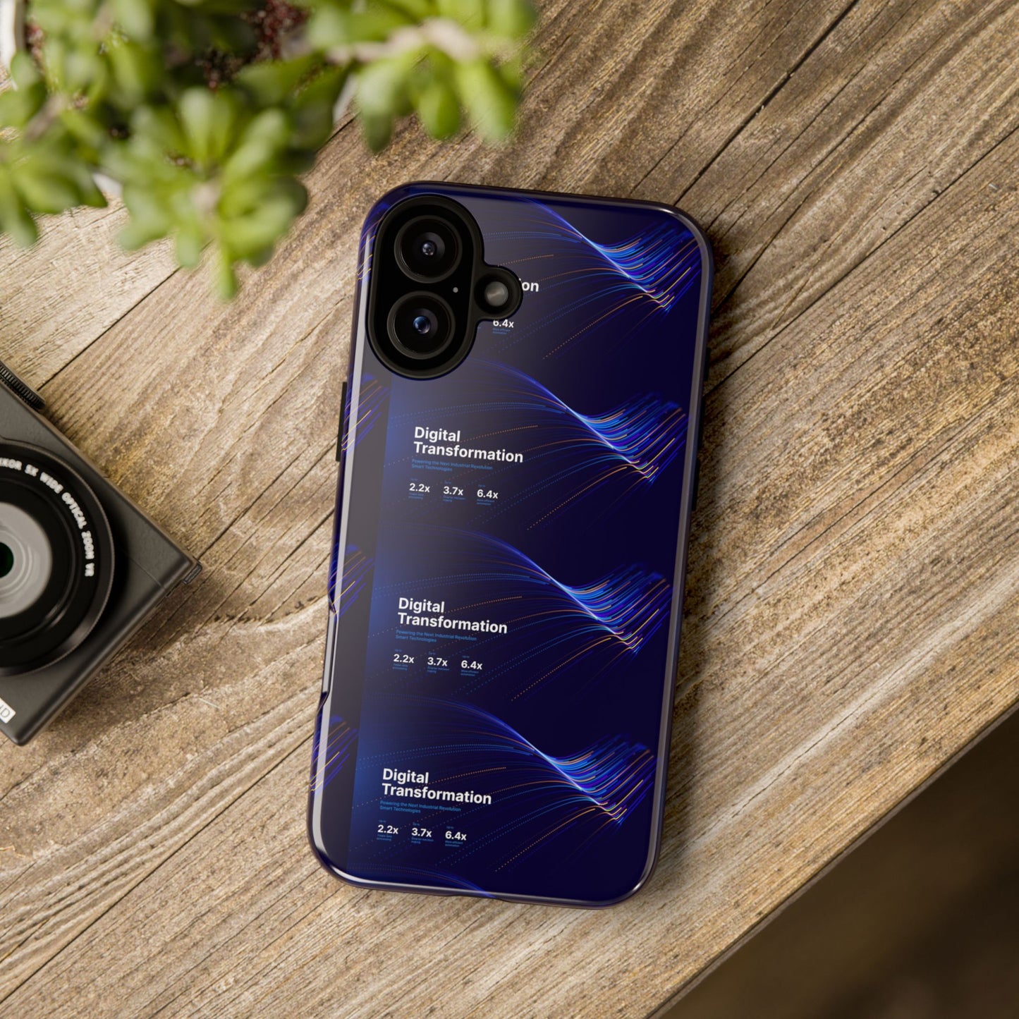 Digital Transformation Phone Case, Tough Cases for Modern Tech, Gifts for Digital Nomads, Unique Designs for Gadget Lovers, Custom [...]