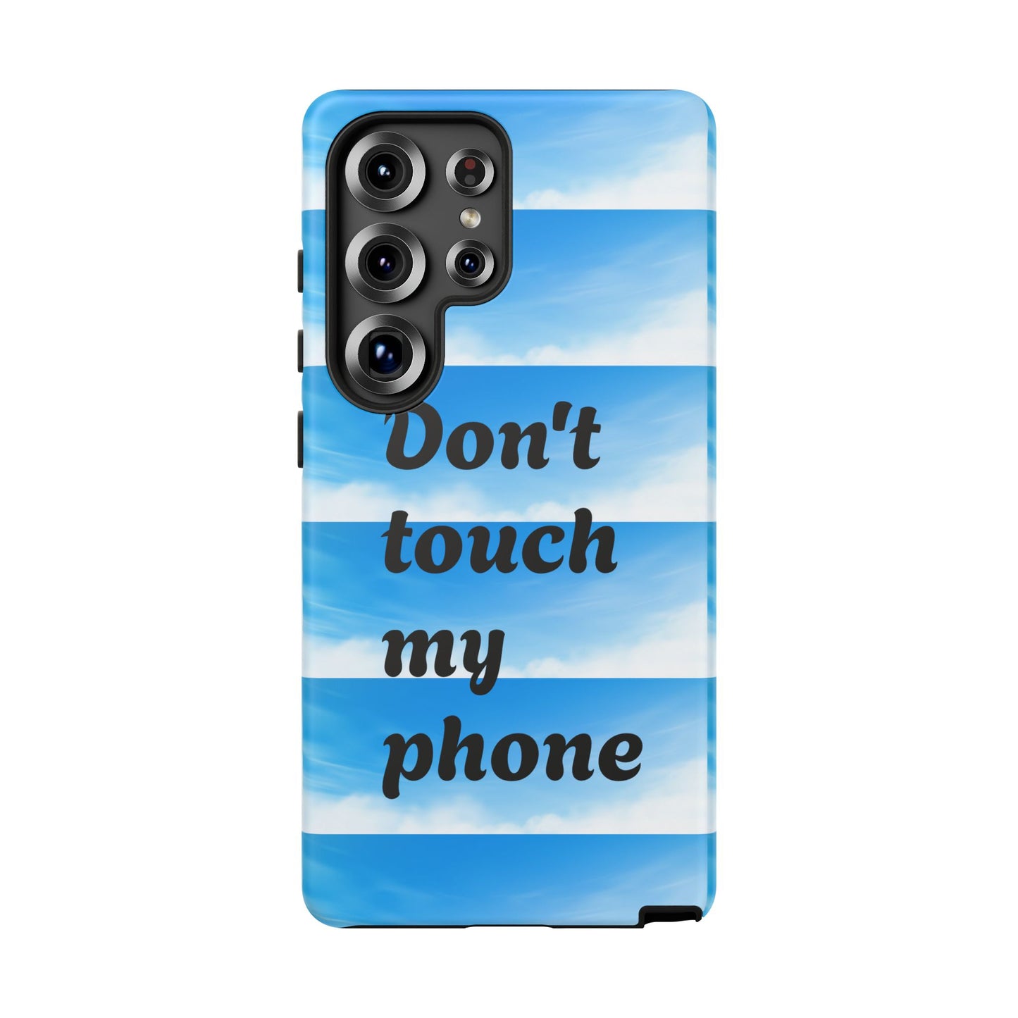 Phone Case, Quirky Phone Cover, Don't Touch My Phone Case, Gift for Teens, Trendy Accessory, Unique Phone Protection