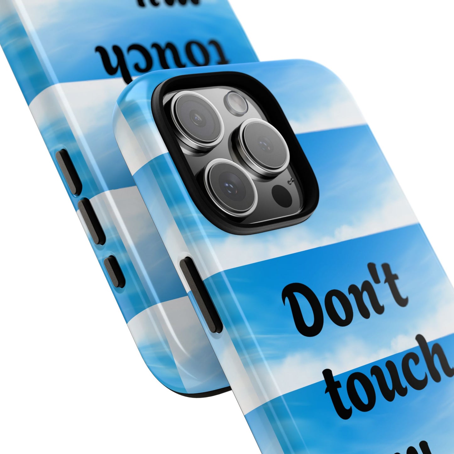 Phone Case, Quirky Phone Cover, Don't Touch My Phone Case, Gift for Teens, Trendy Accessory, Unique Phone Protection