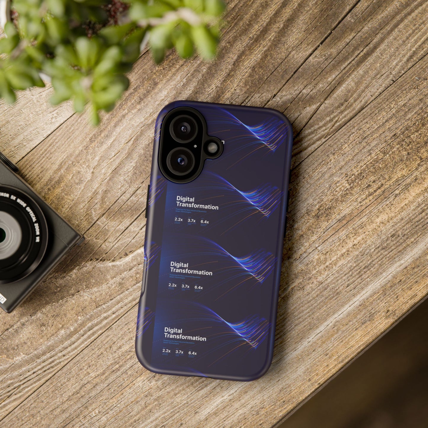 Digital Transformation Phone Case, Tough Cases for Modern Tech, Gifts for Digital Nomads, Unique Designs for Gadget Lovers, Custom [...]