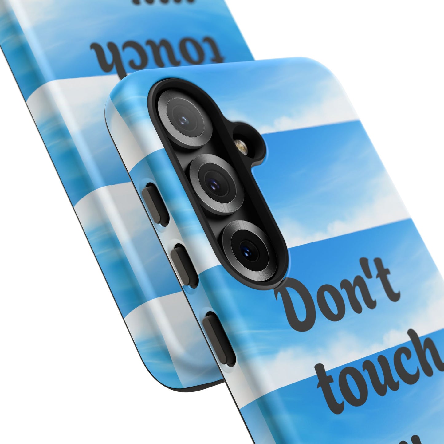 Phone Case, Quirky Phone Cover, Don't Touch My Phone Case, Gift for Teens, Trendy Accessory, Unique Phone Protection