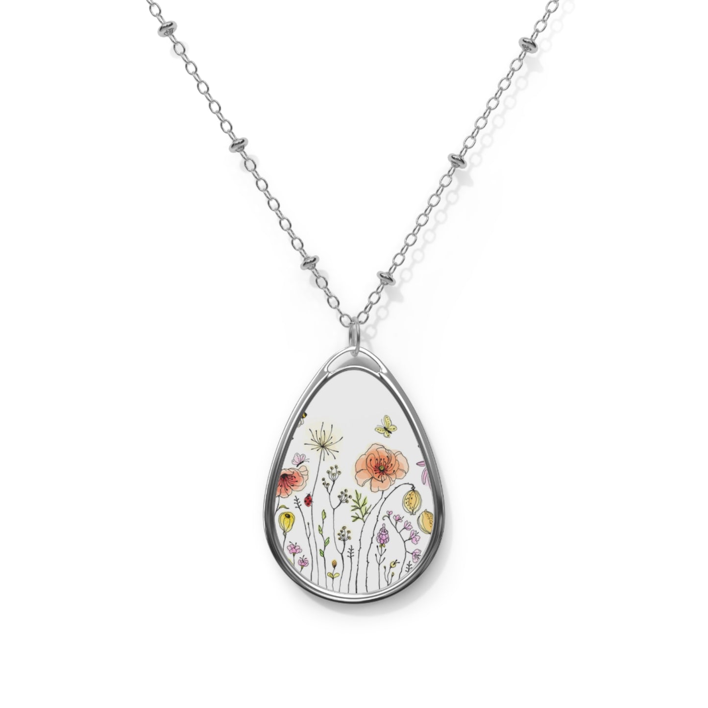 Romantic Oval Necklace, Personalized Jewelry Gift, Be Mine Pendant, Gift for Her, Love Necklace, Anniversary Gift, Valentine's Day