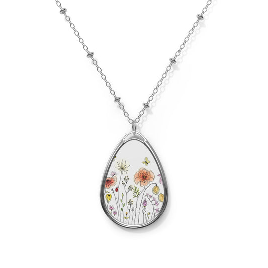 Romantic Oval Necklace, Personalized Jewelry Gift, Be Mine Pendant, Gift for Her, Love Necklace, Anniversary Gift, Valentine's Day