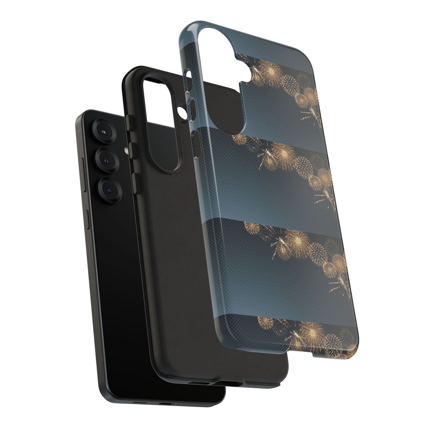 Elegant Fireworks Phone Case, Tough Phone Cover, Holiday Gift, Customizable Case, Premium Protection, Unique Design